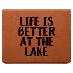 Lake House Leatherette 4-Piece Wine Tool Set (Personalized)