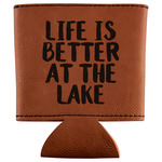 Lake House Leatherette Can Sleeve (Personalized)