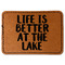 Lake House Leatherette Patches - Rectangle