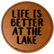 Lake House Leatherette Patches - Round