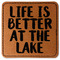 Lake House Leatherette Patches - Square