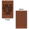 Lake House Leatherette Sketchbooks - Small - Single Sided - Front & Back View
