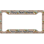 Lake House License Plate Frame - Style A (Personalized)