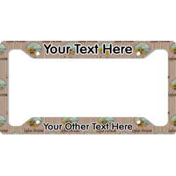 Lake House License Plate Frame (Personalized)