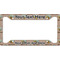 Lake House License Plate Frame - Style A (Personalized)