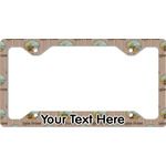 Lake House License Plate Frame - Style C (Personalized)