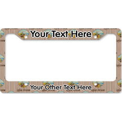 Lake House License Plate Frame - Style B (Personalized)
