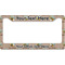 Lake House License Plate Frame - Style B (Personalized)