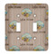 Lake House Light Switch Cover (2 Toggle Plate) (Personalized)