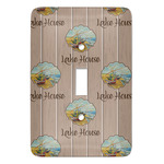 Lake House Light Switch Cover (Single Toggle) (Personalized)