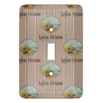 Lake House Light Switch Cover (Single Toggle) (Personalized)