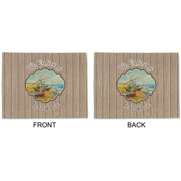 Lake House Linen Placemat - APPROVAL (double sided)