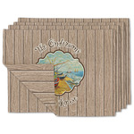 Lake House Linen Placemat w/ Name or Text