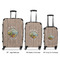 Lake House Luggage Bags all sizes - With Handle