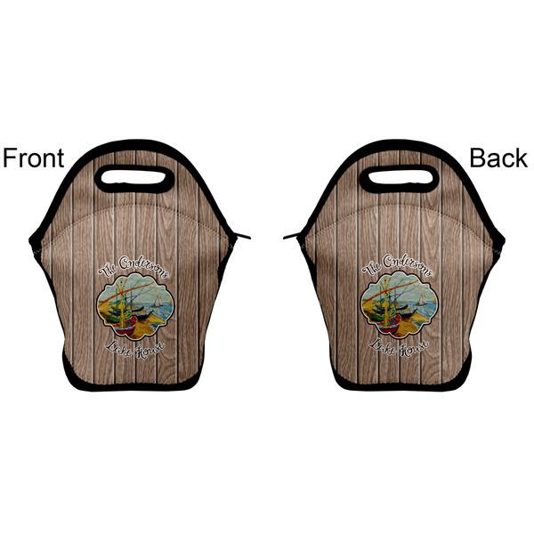 Lake House Lunch Bag - Front and Back