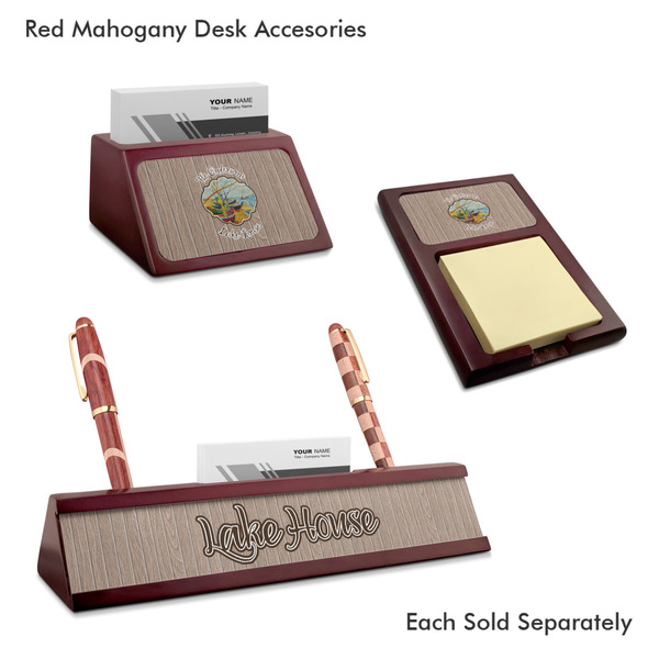 Lake House Mahogany Desk Accessories