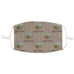 Lake House Adult Cloth Face Mask - XLarge (Personalized)