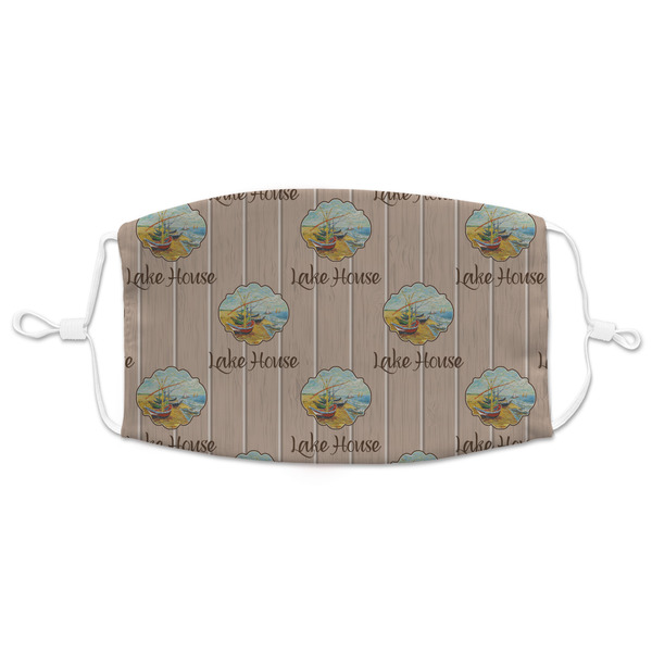 Custom Lake House Adult Cloth Face Mask - XLarge (Personalized)