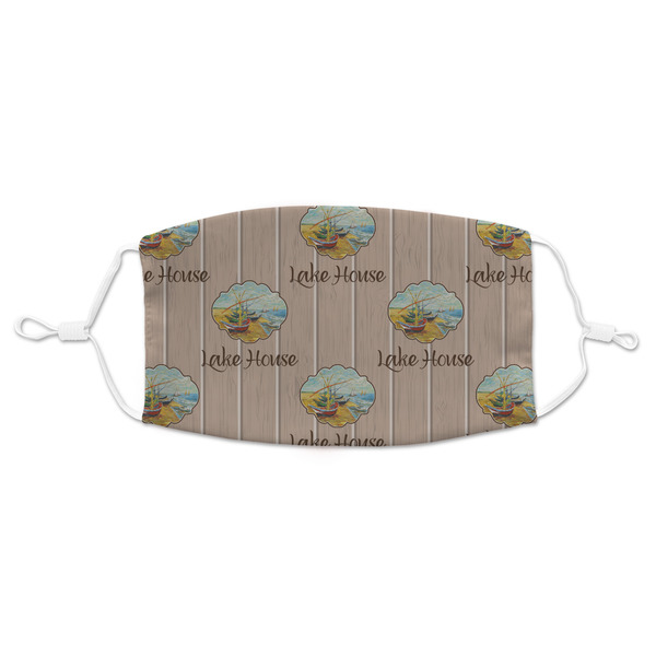 Custom Lake House Adult Cloth Face Mask - Standard (Personalized)