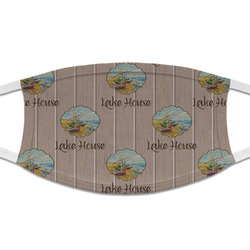 Lake House Cloth Face Mask (T-Shirt Fabric) (Personalized)