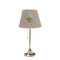 Lake House Poly Film Empire Lampshade - On Stand