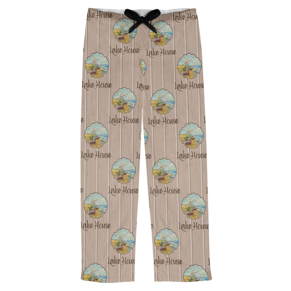 Custom Lake House Mens Pajama Pants (Personalized)