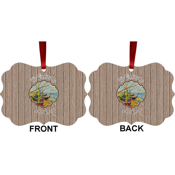 Lake House Metal Benilux Ornament - Front and Back (APPROVAL)