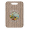Lake House Metal Luggage Tag - Front Without Strap