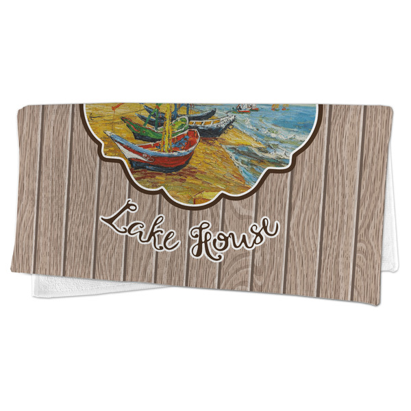 Lake House Microfiber Dish Rag - FOLDED (half)