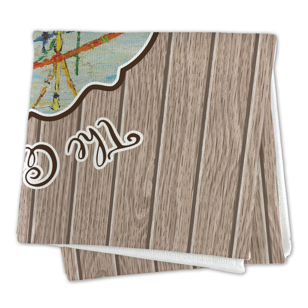 Lake House Microfiber Dish Rag - FOLDED (square)