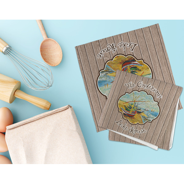 Lake House Microfiber Dish Rag - LIFESTYLE