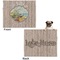 Lake House Microfleece Dog Blanket - Large- Front & Back