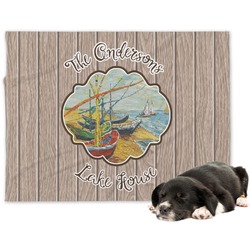 Lake House Dog Blanket - Regular (Personalized)