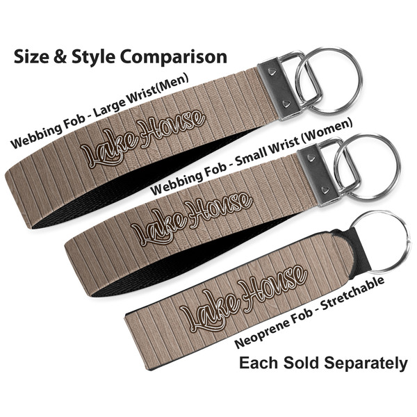Lake House Multiple Key Ring comparison sizes
