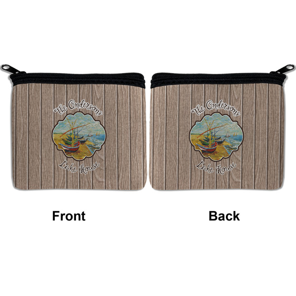 Lake House Neoprene Coin Purse - Front & Back (APPROVAL)