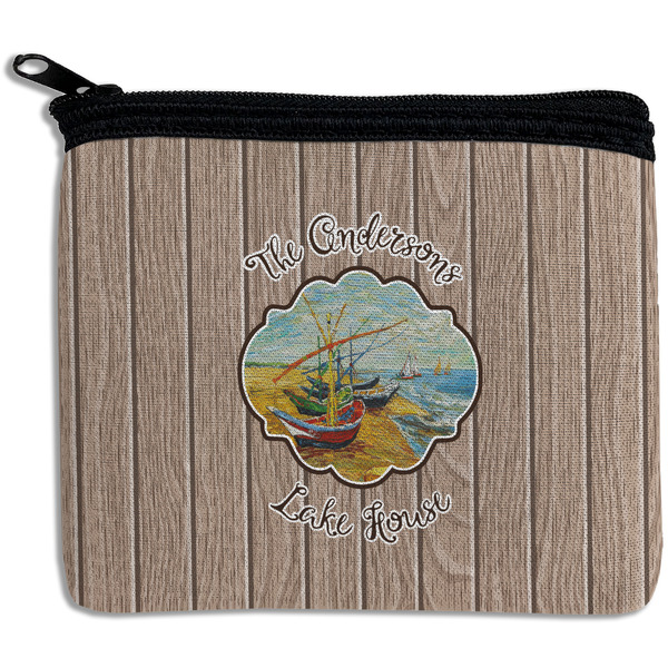 Custom Lake House Rectangular Coin Purse (Personalized)