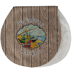 Lake House Burp Pad - Velour w/ Name or Text