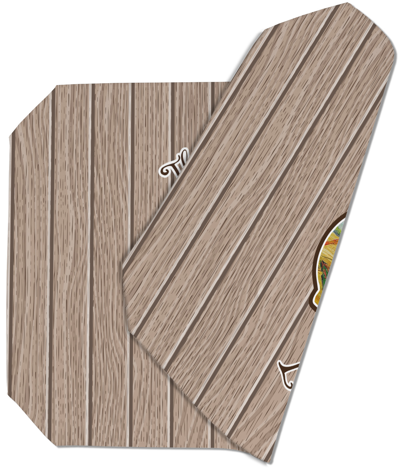 Lake House Dining Table Mat Octagon w/ Name or Text YouCustomizeIt