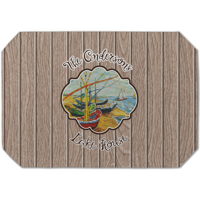 Lake House Dining Table Mat - Octagon (Single-Sided) w/ Name or Text