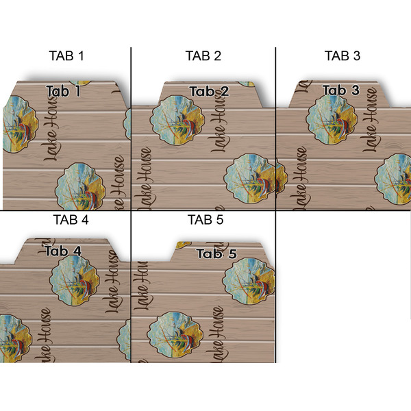Lake House Page Dividers - Set of 5 - Approval