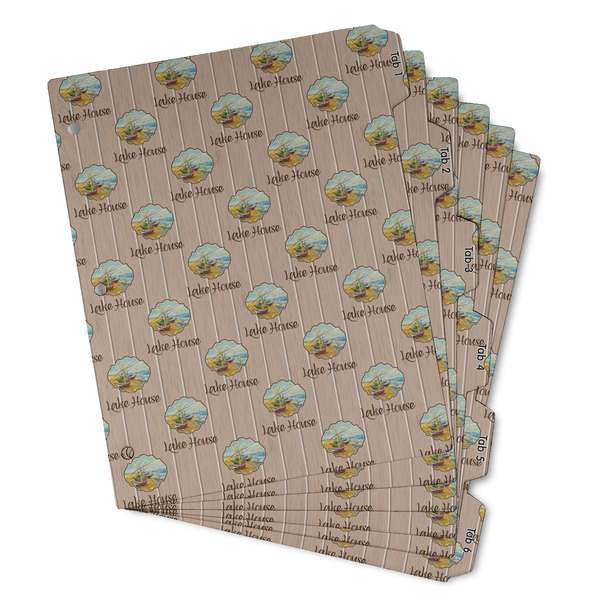 Custom Lake House Binder Tab Divider - Set of 6 (Personalized)