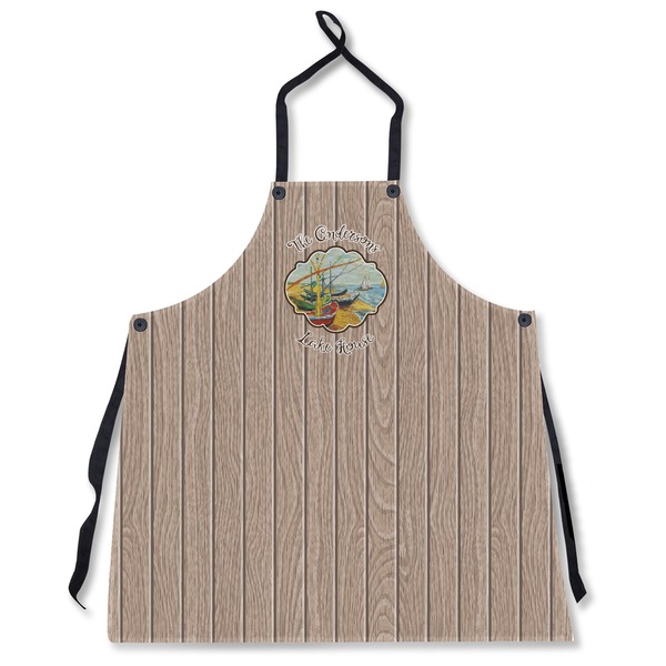 Custom Lake House Apron Without Pockets w/ Name or Text