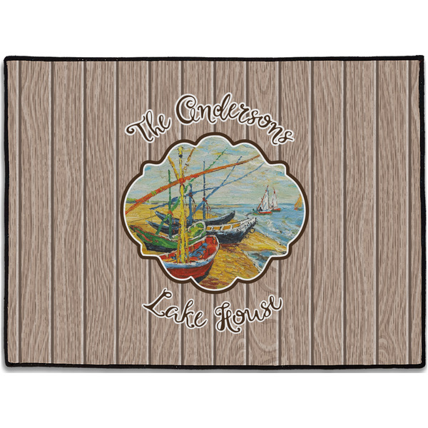 Custom Lake House Door Mat - 24"x18" (Personalized)