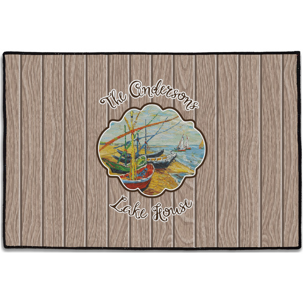 Custom Lake House Door Mat - 36"x24" (Personalized)