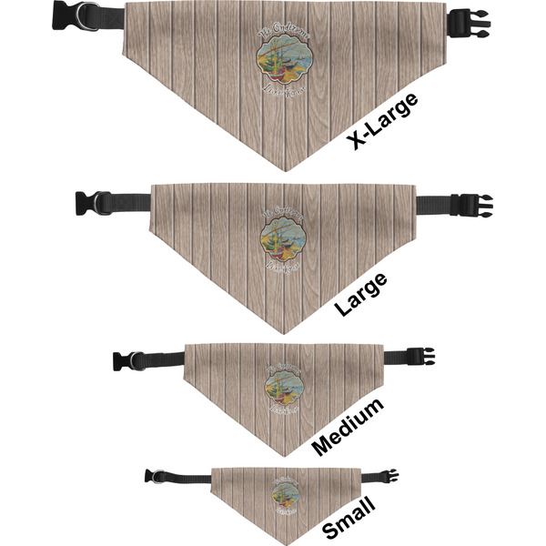 Lake House Pet Bandana Sizes