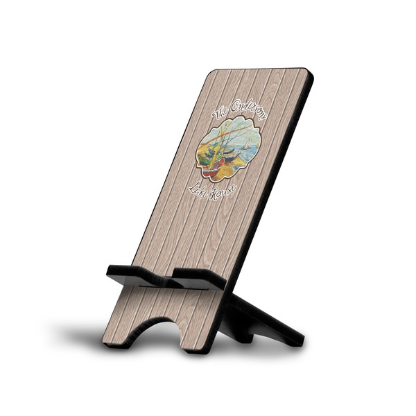 Custom Lake House Cell Phone Stand (Personalized)
