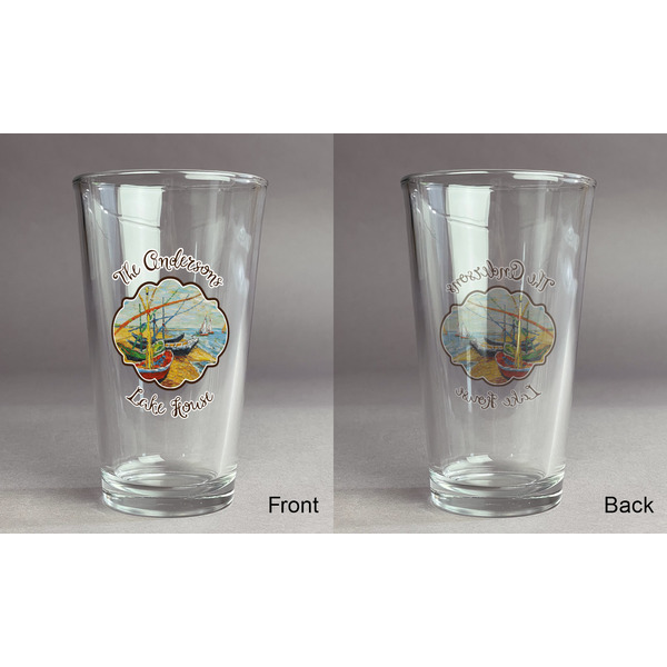 Lake House Pint Glass - Full Fill w Transparency - Approval