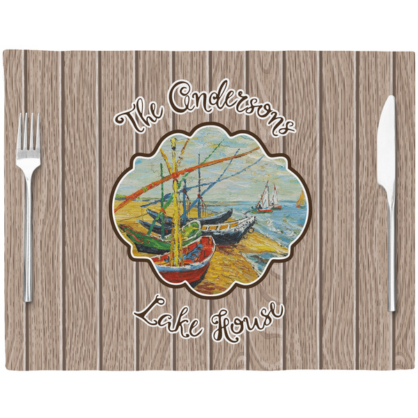 Lake House Placemat with Props