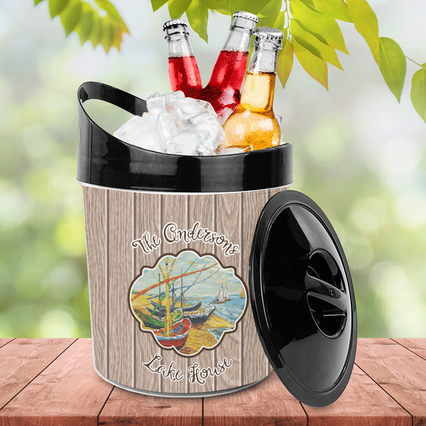 Lake House Plastic Ice Bucket - LIFESTYLE