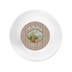 Lake House Plastic Party Appetizer & Dessert Plates - 6" (Personalized)